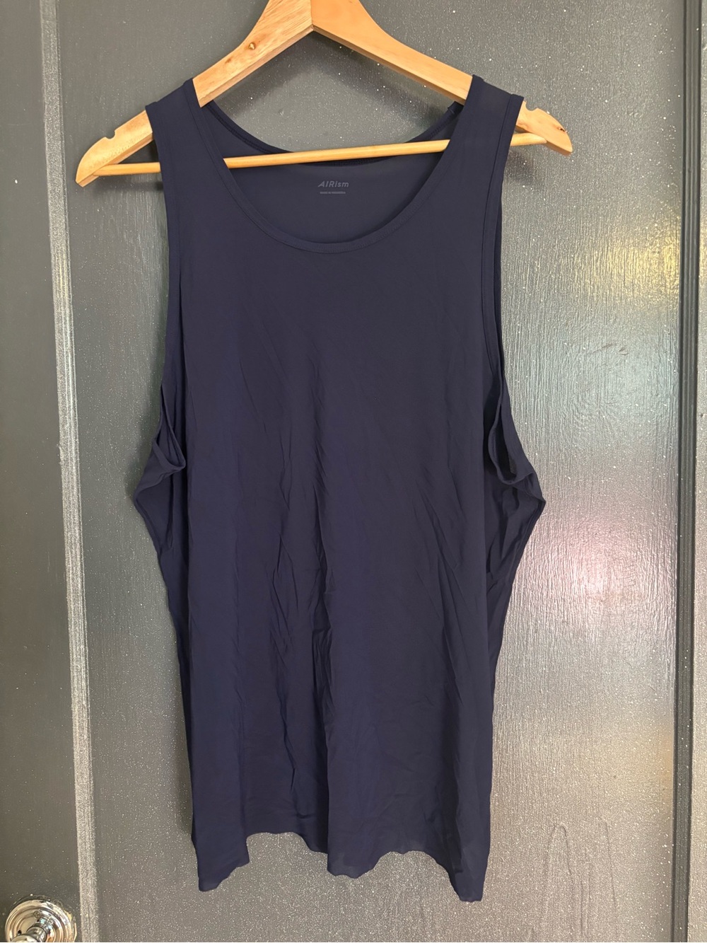Men's Navy Sleeveless Tank Top - Breathable Everyday Layer